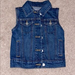 Old Navy Little Girl Denim Vest